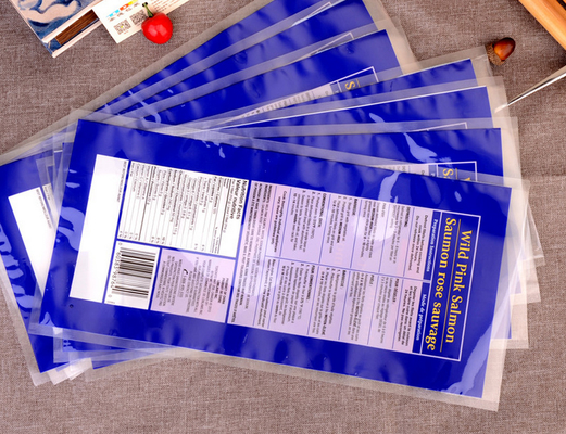 Custom Printing Frozen Vacuum Packaging Bags For Processed Seafood And Meat Boiled In The Hot Water After Vacuumize