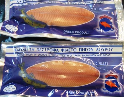 Seafood Vacuum Packaging Bags Laminated NYLON / LLDPE Custom Printed Vacuum Bags